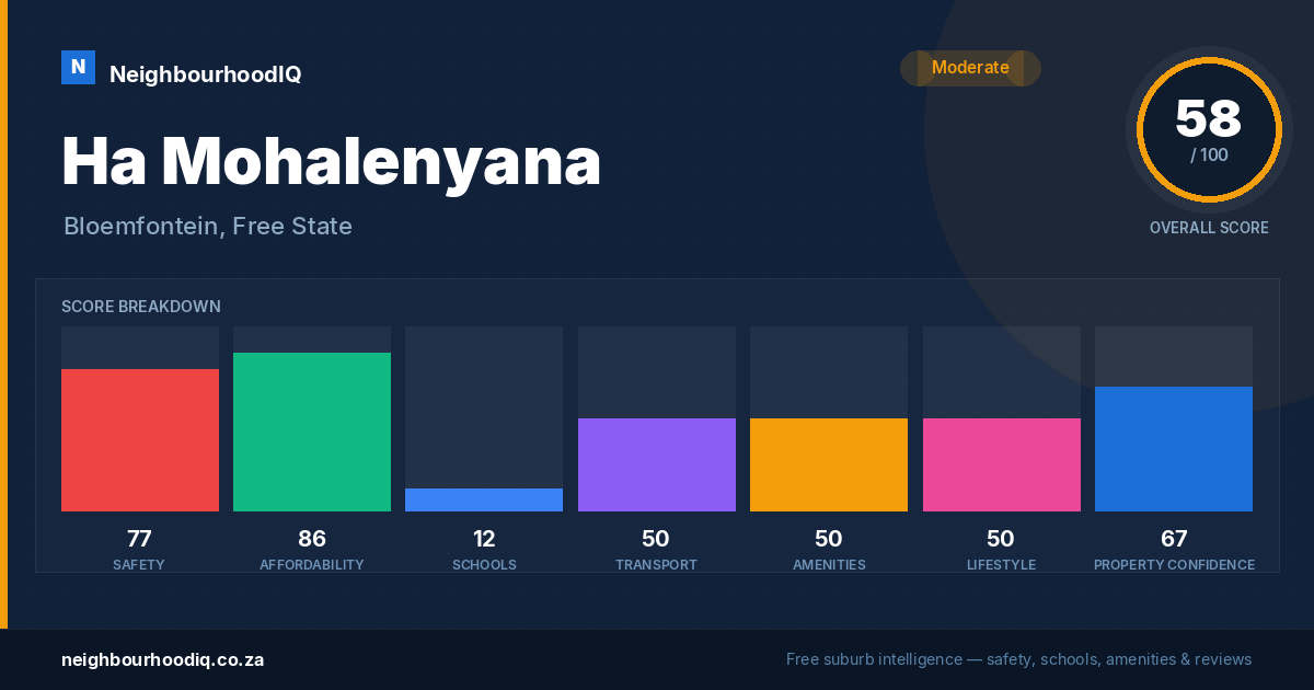 Ha Mohalenyana report card