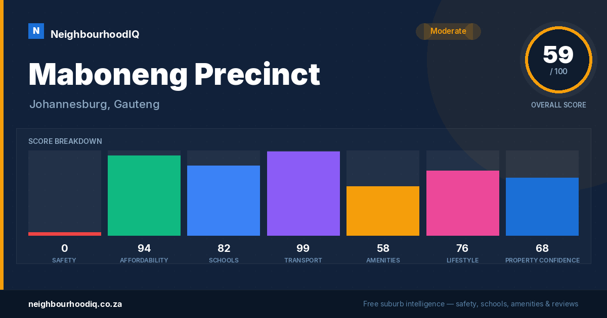 Maboneng Precinct report card