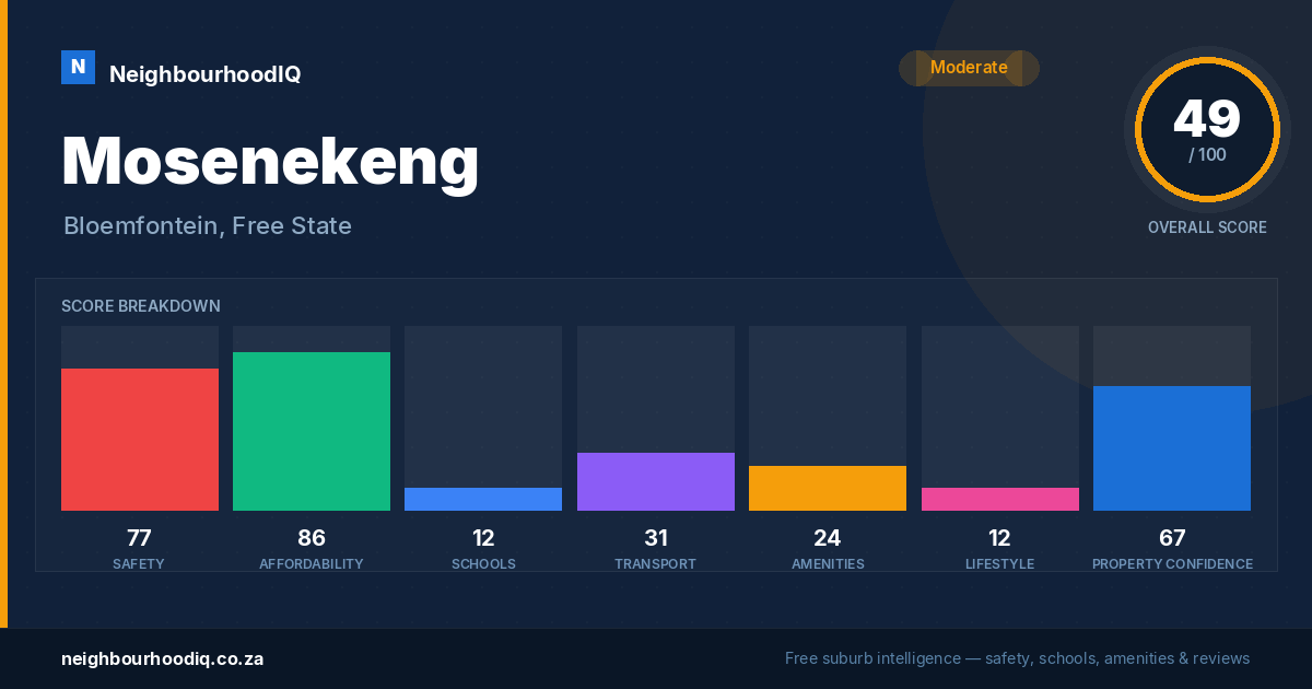 Mosenekeng report card