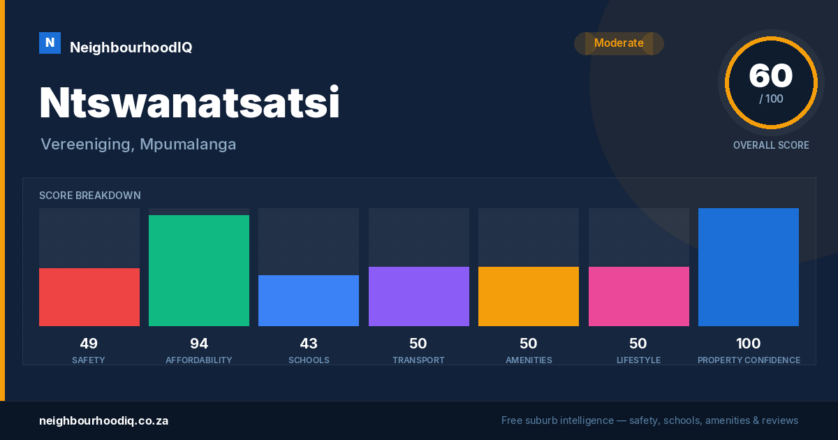 Ntswanatsatsi report card