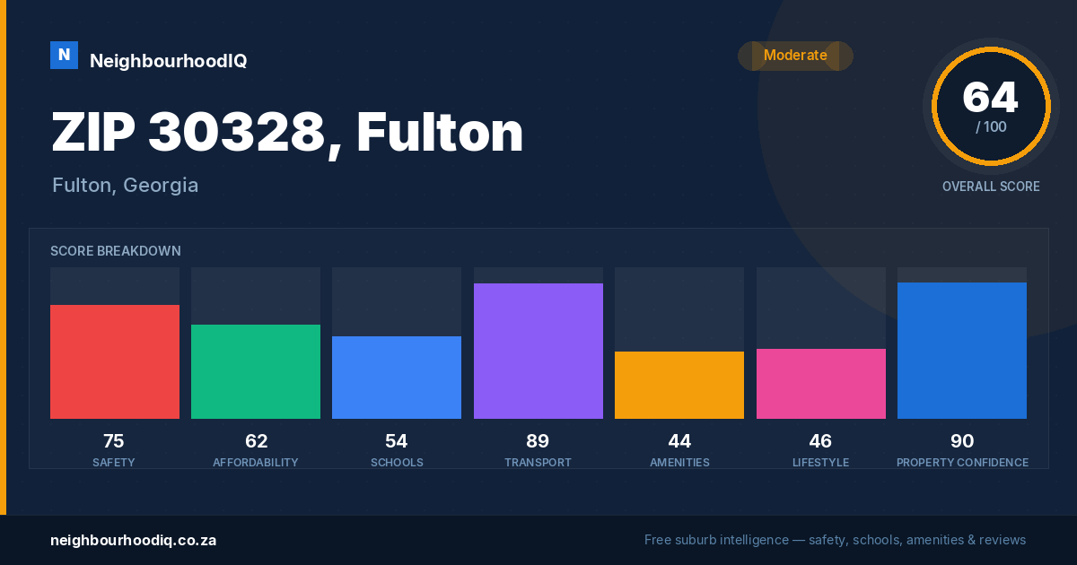 ZIP 30328, Fulton report card