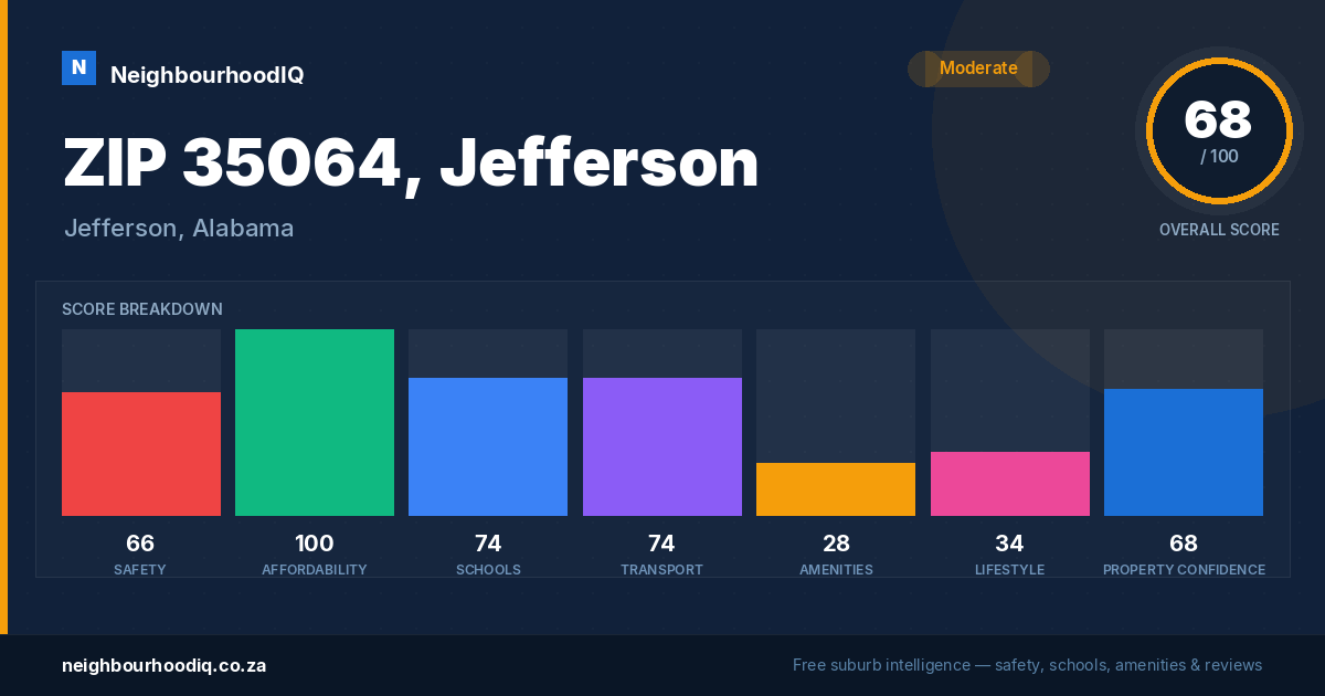 ZIP 35064, Jefferson report card