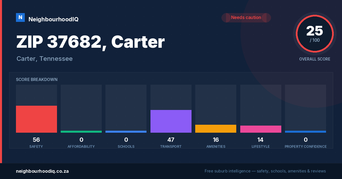 ZIP 37682, Carter report card