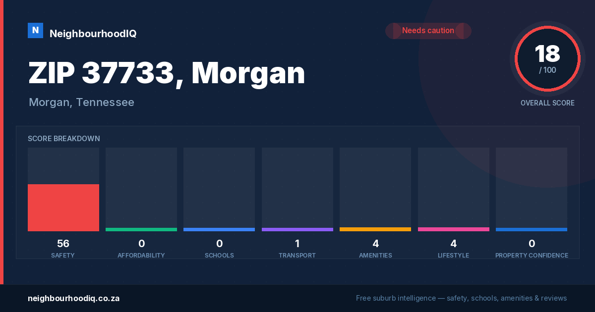 ZIP 37733, Morgan report card