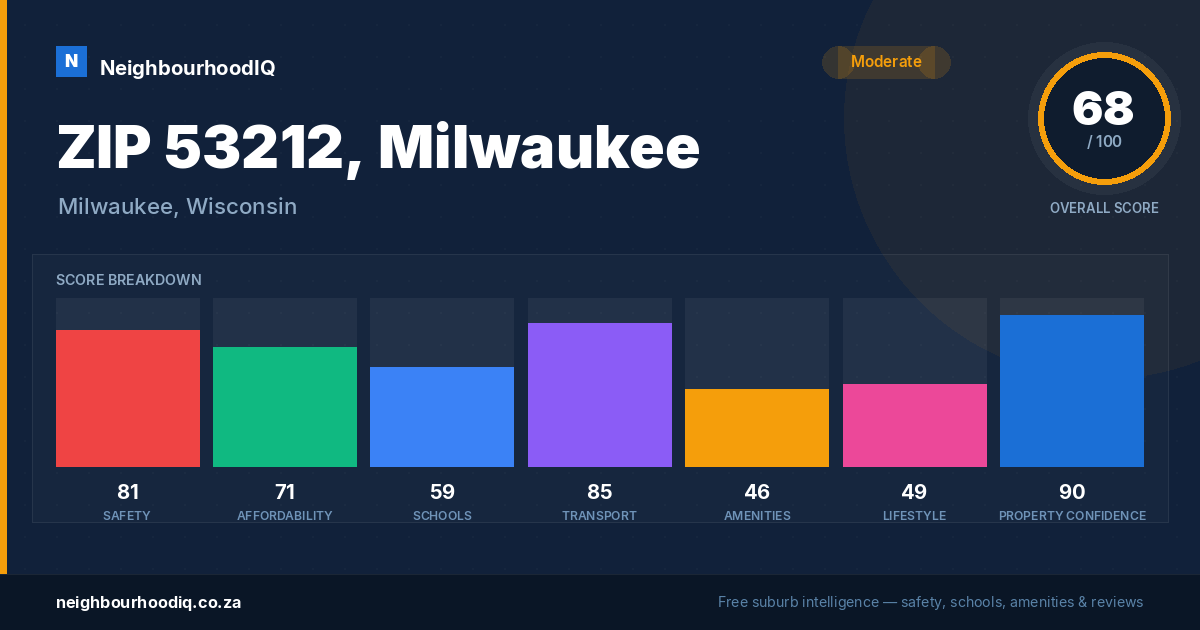 ZIP 53212, Milwaukee report card