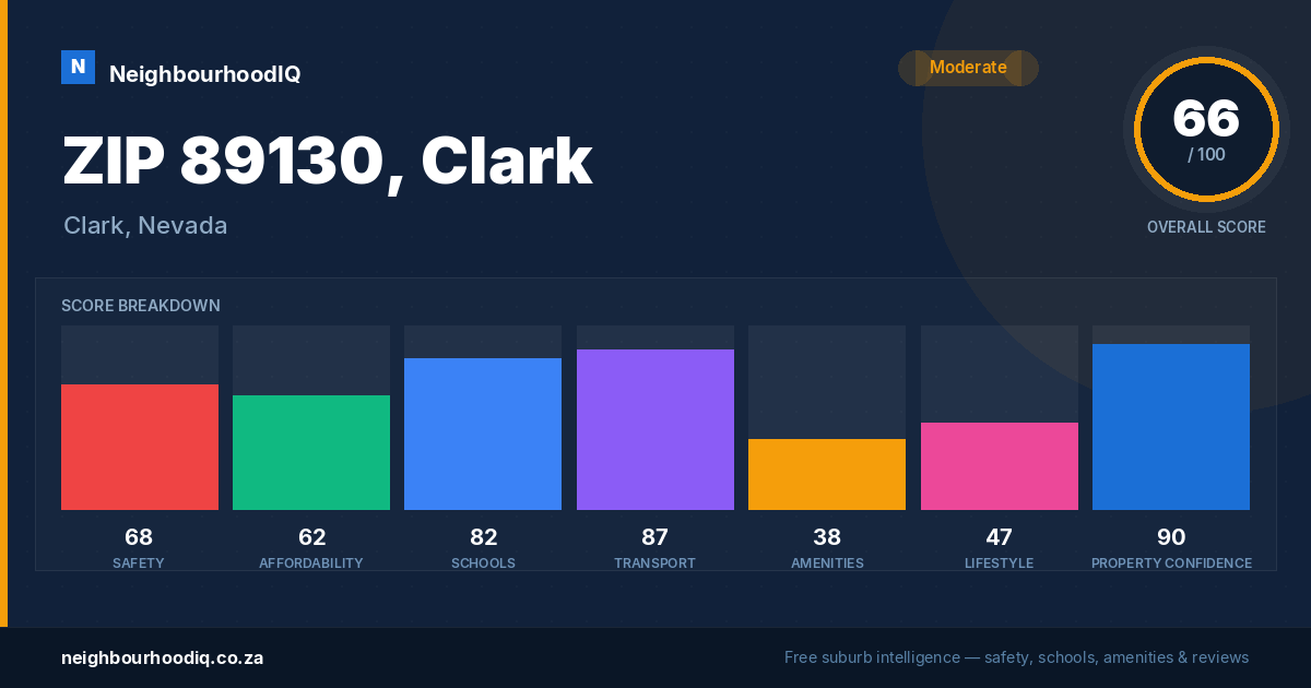 ZIP 89130, Clark report card