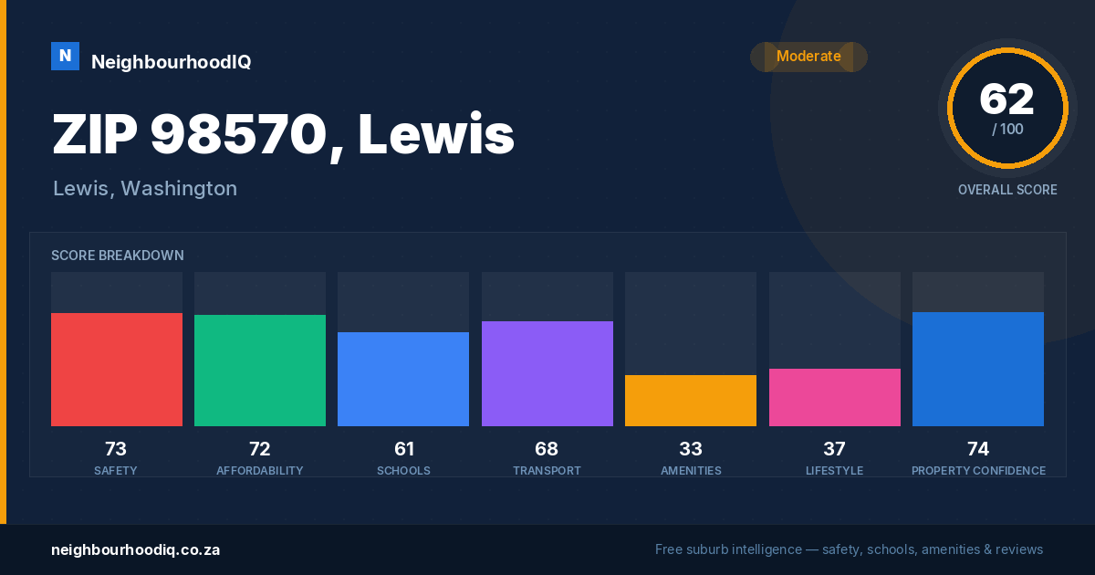 ZIP 98570, Lewis report card