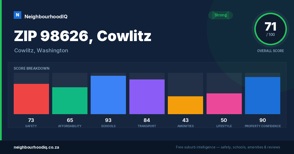 ZIP 98626, Cowlitz report card
