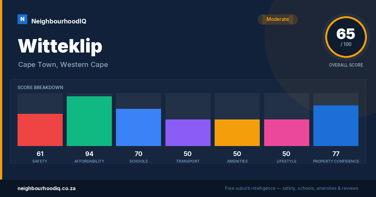 Witteklip report card